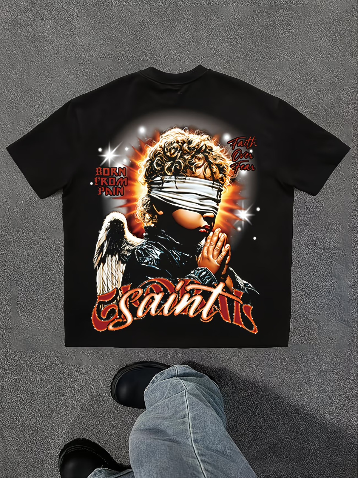 Men’S Casual Printed Sports T-Shirt