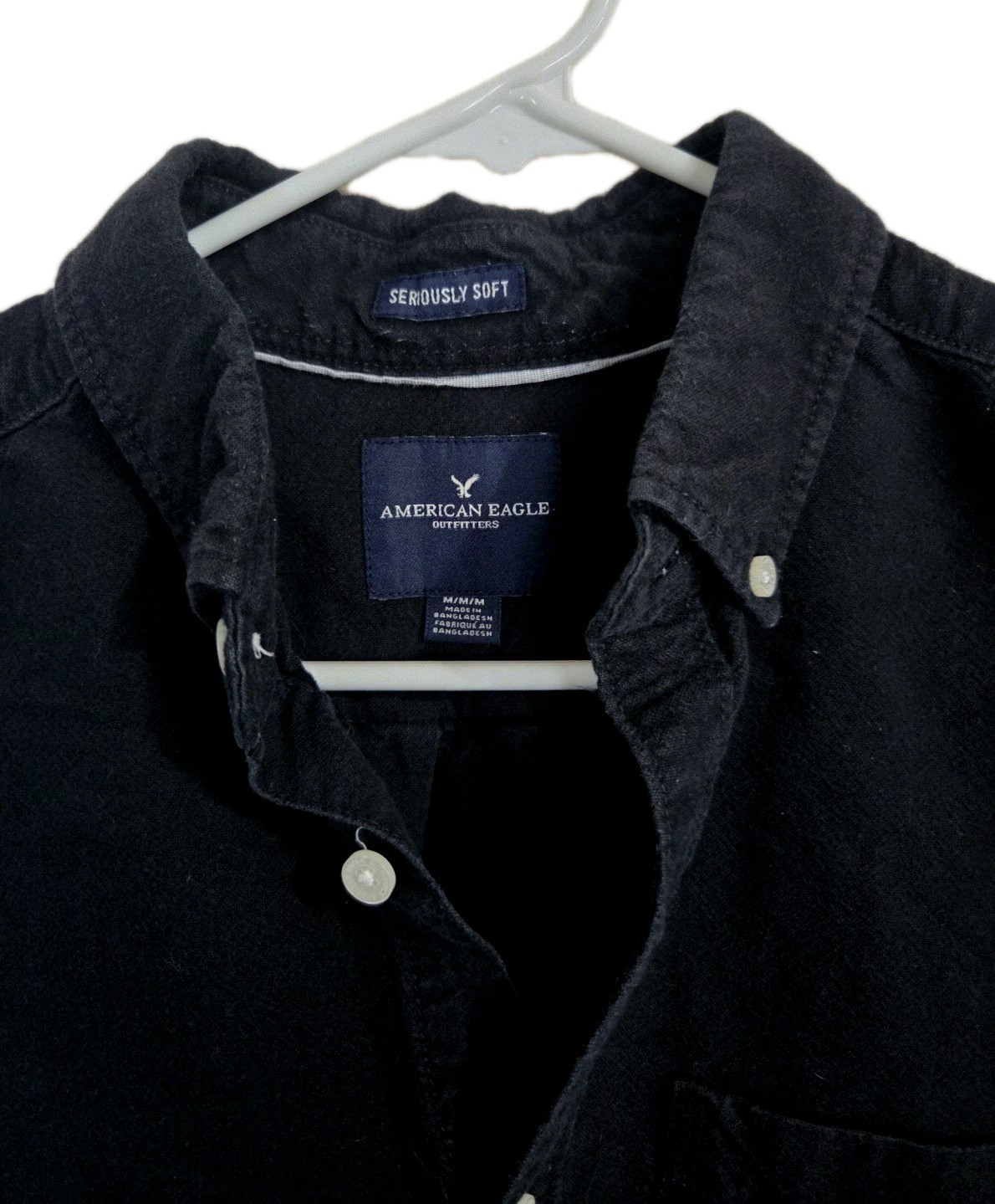 American Eagle Black Shirt For Men, Size Medium gallery