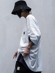 Niepce Men’s Industrial I-Tech Pocket Tee Japanese Streetwear T-Shirt