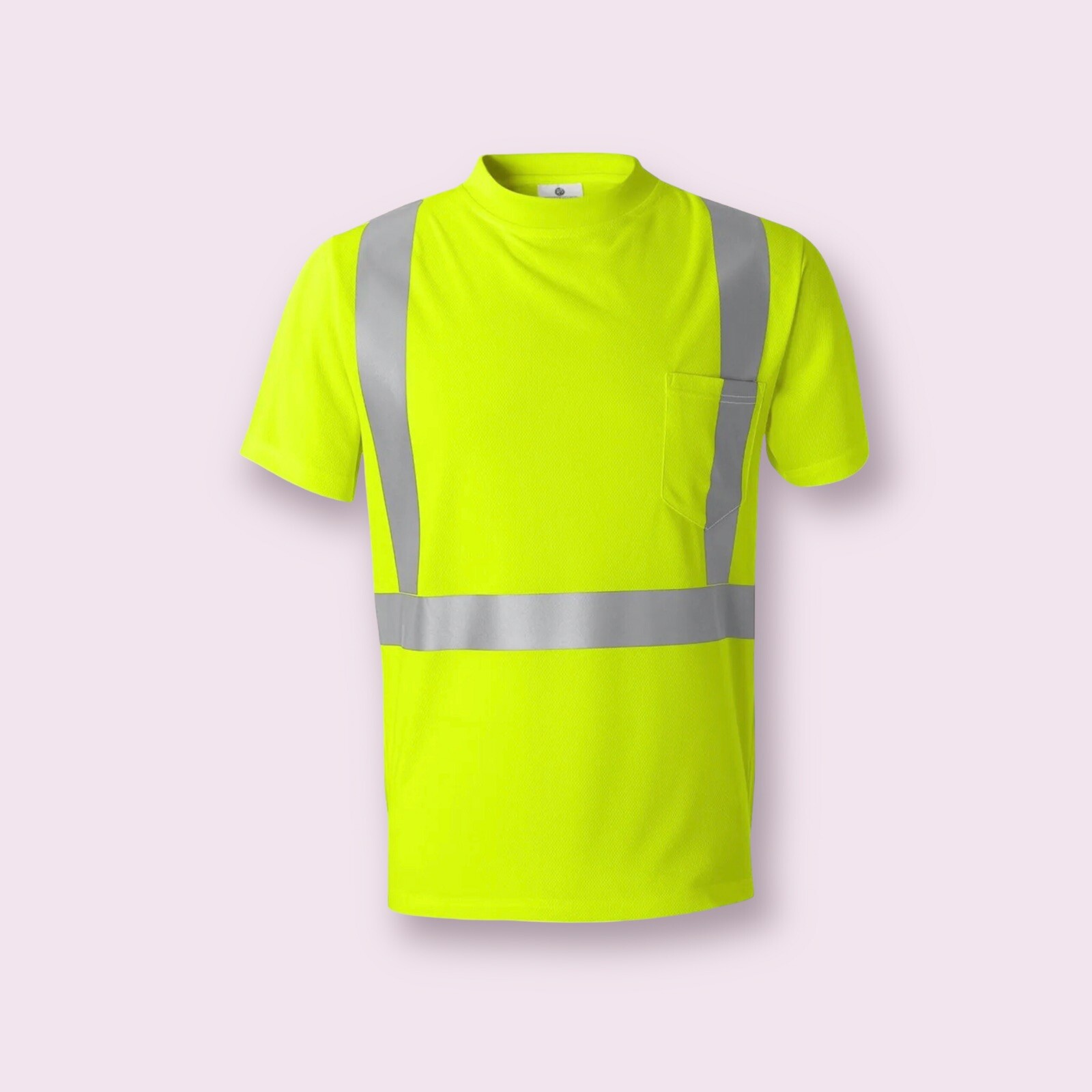 Kishigo Mens 100% Polyester High Vis Ppe Microfiber T-Shirt – safety reflect
