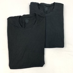 Nautica 2-Pack Men’s 95% Cotton 5% Spandex Crew-Neck T-Shirt Black