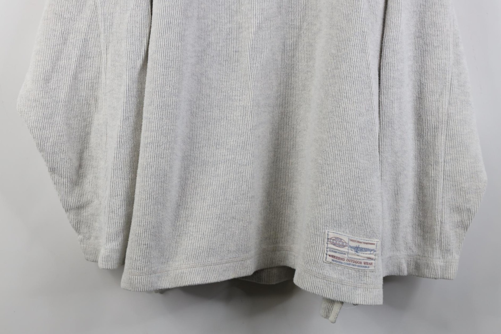 Vtg 90s Streetwear Mens Medium Baggy Heavyweight Ribbed Knit Henley T-Shirt USA gallery