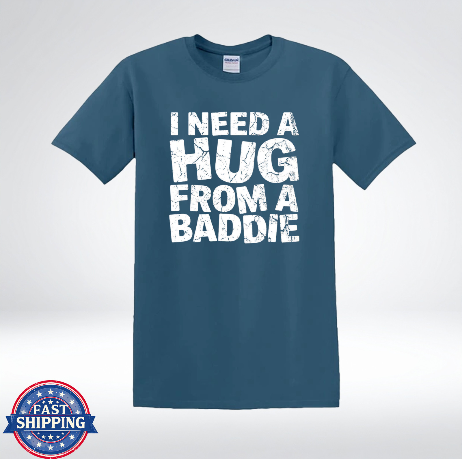 I Need A Hug Shirt Baddie Quote Funny Graphic Tee T-Shirt gallery