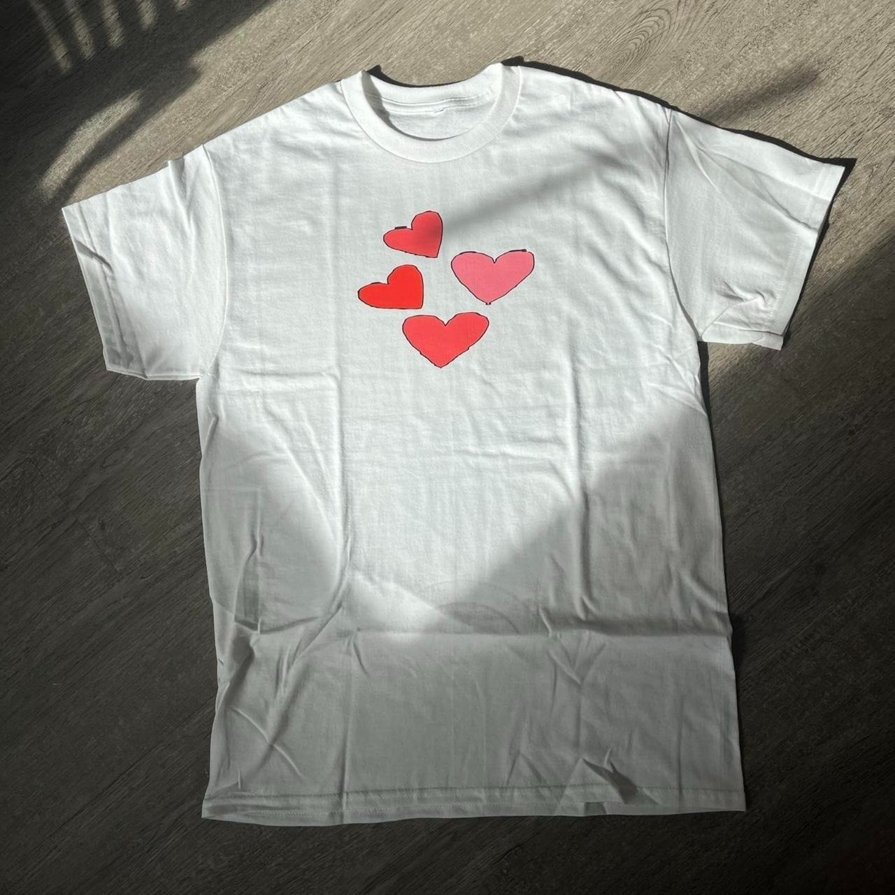 Red and Pink Jaydes Hearts Unisex Tee
