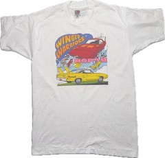 Vintage 90’s Large White NOS Mopar Winged Warriors Single Stitch.
