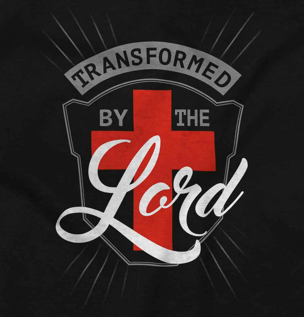 Transformed By The Lord Christian Jesus God Adult Short Sleeve Crewneck Tee gallery