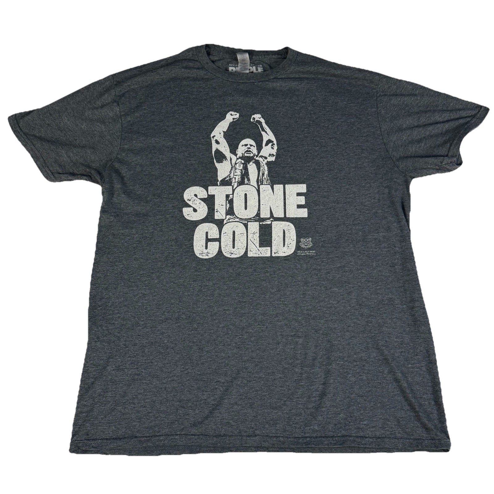 Stone Cold Steve Austin T Shirt Large WWE Wrestling Ripple Junction Unisex L Tee gallery