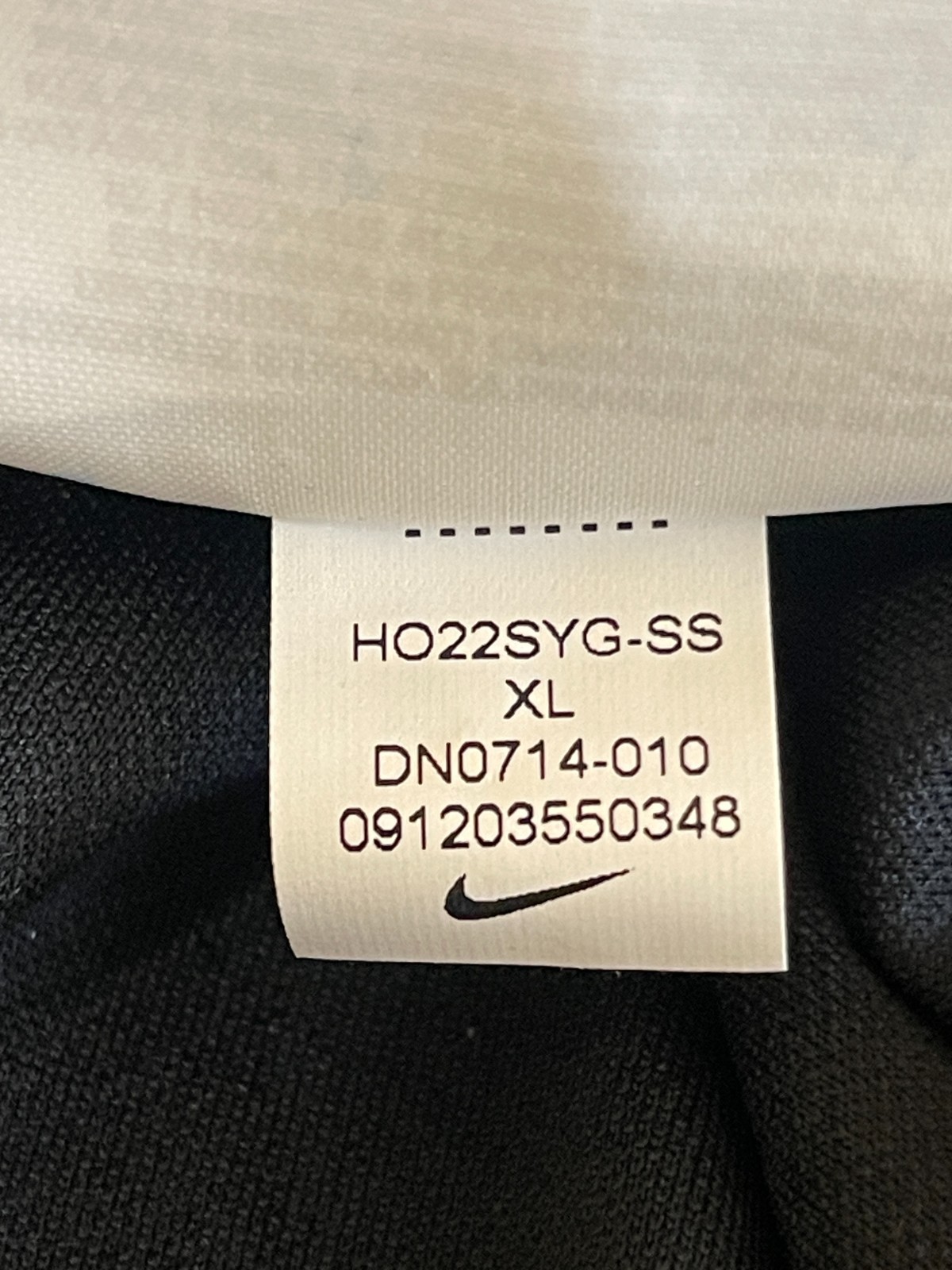 2022-2023 Malaysia Away Nike Tee Shirt Men's XL Black Dri Fit DN0714-010 gallery