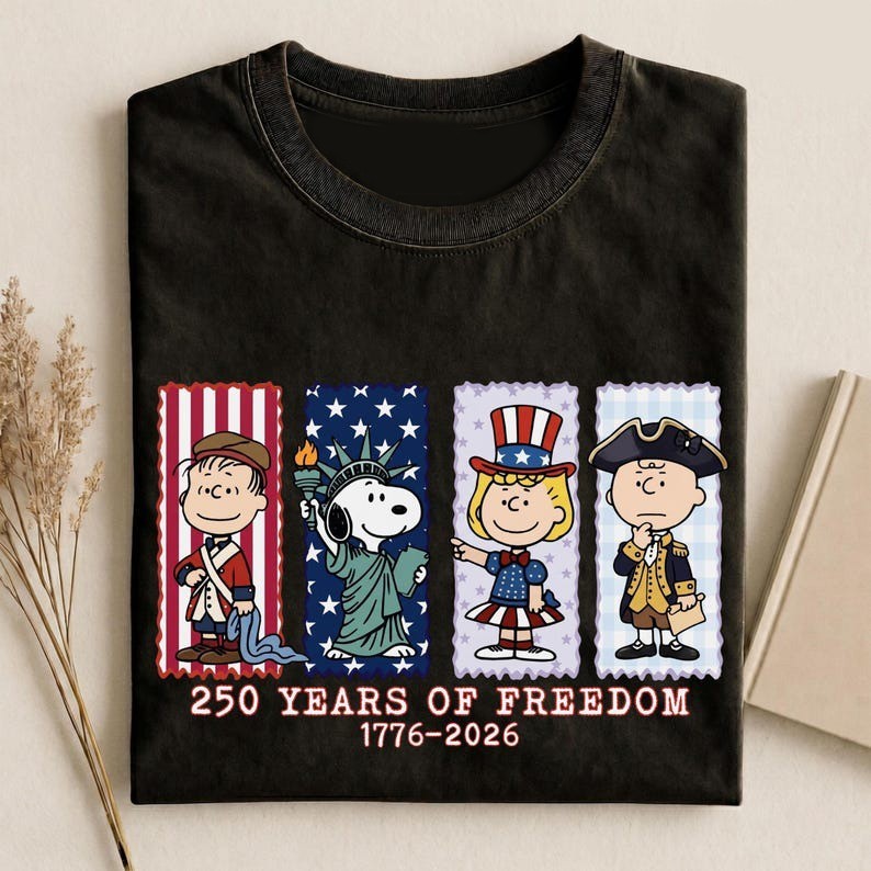 America 250th Anniversary Shirt, Patriotic Snoopy Tee, Retro American Shirt gallery