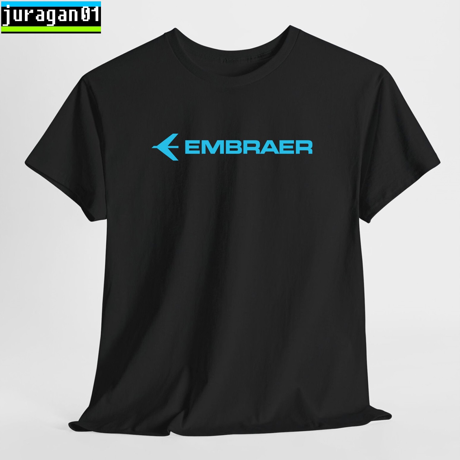 Embraer Aircraft Logo Black/Navy/Sport Grey/White/Red T-Shirt S-5XL gallery