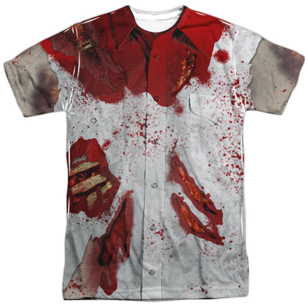 Rippied Zombie Unisex Adult Halloween Costume T Shirt (Front/Back), S-3XL gallery
