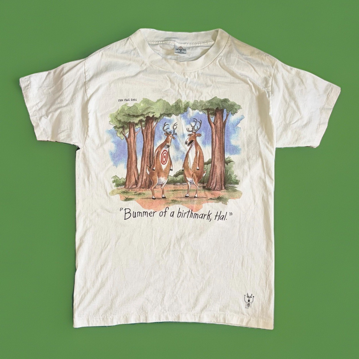Vtg Far Side Shirt Woodland Official Authentic Single Stitch USA Mens Size Large