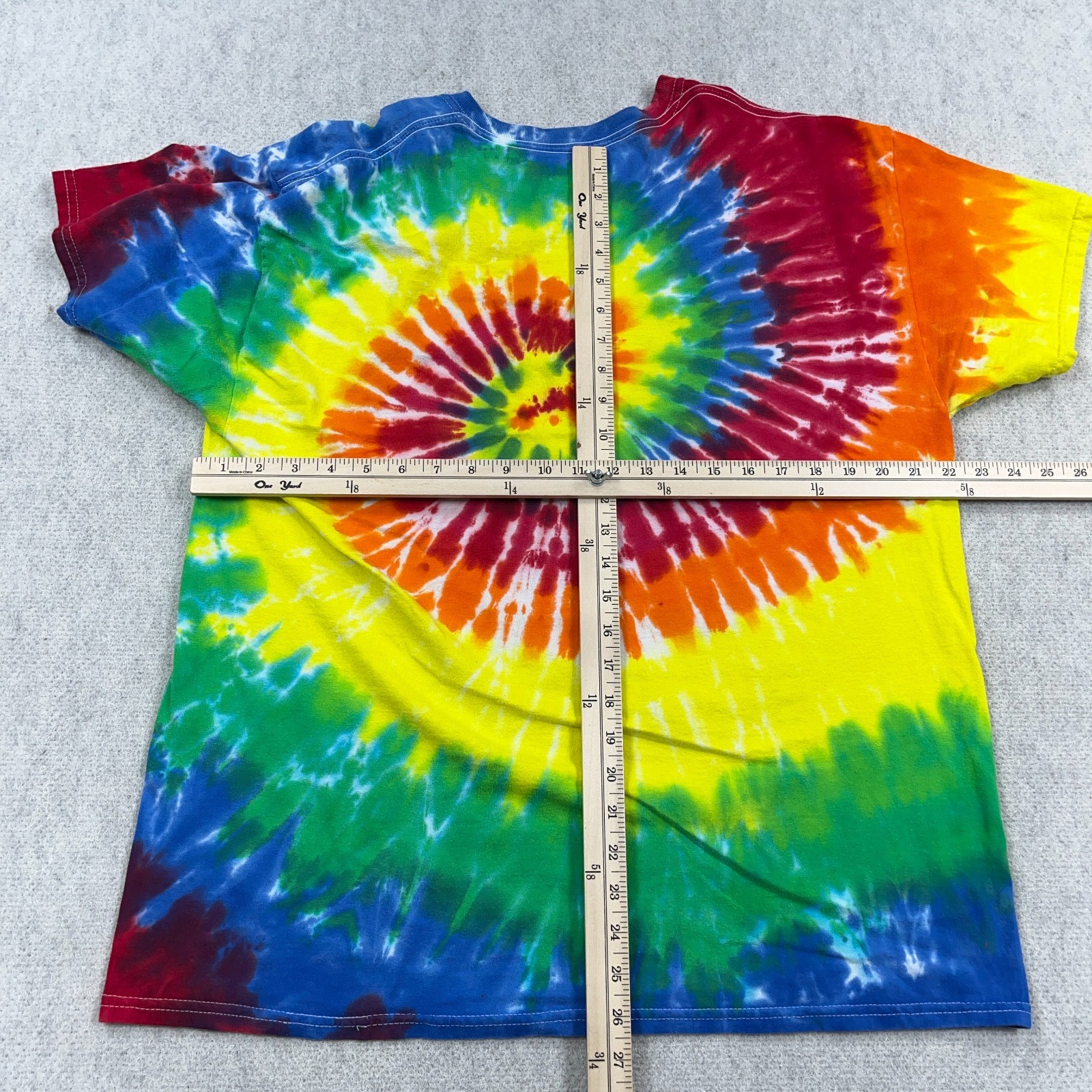 M&Ms Shirt Men XL Tie Dye Rainbow Chocolate Candy Retro Skate Swirl Adult gallery