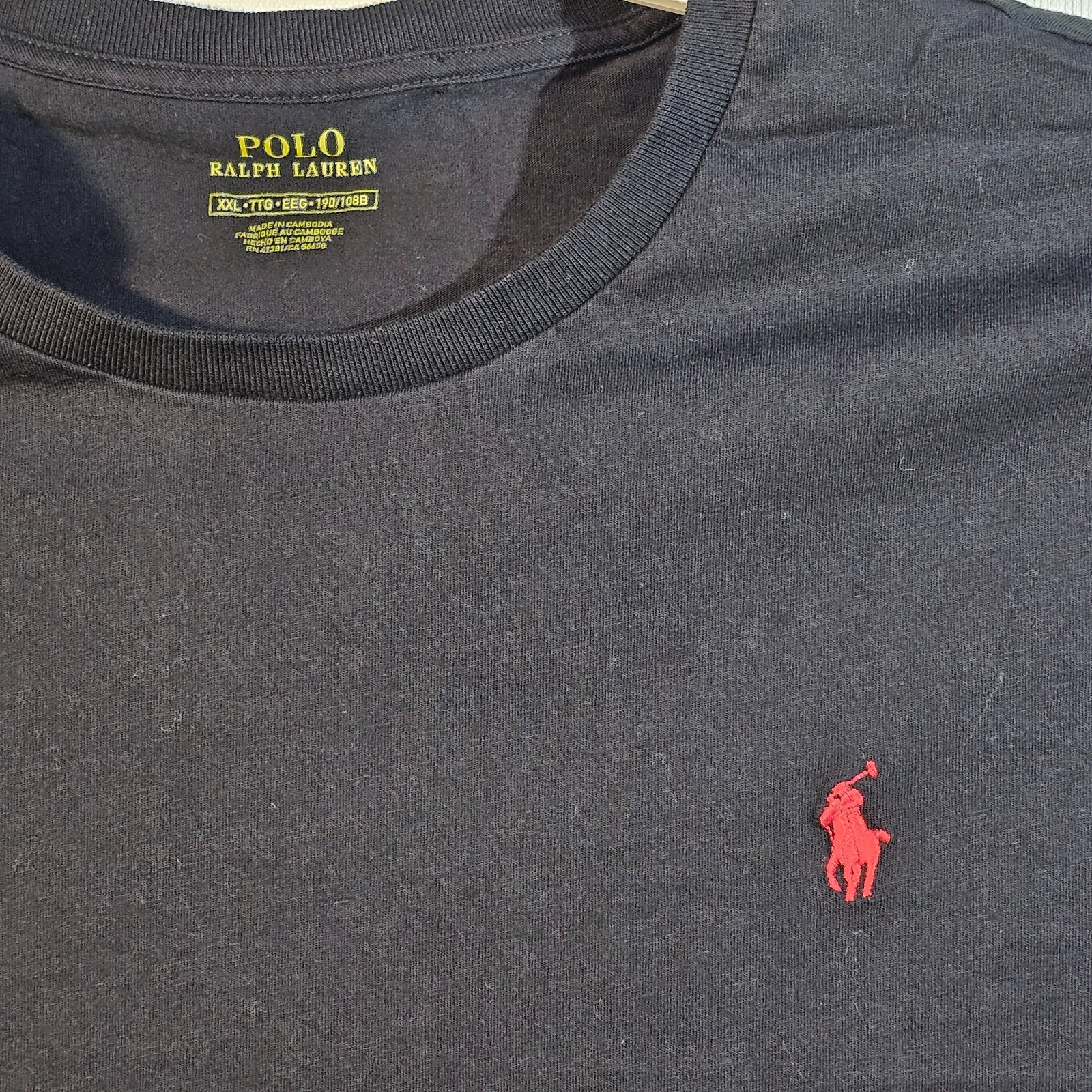 Polo Ralph Lauren Men's XXL Jersey Long Sleeve Tee Shirt Embroidered Pony Logo gallery
