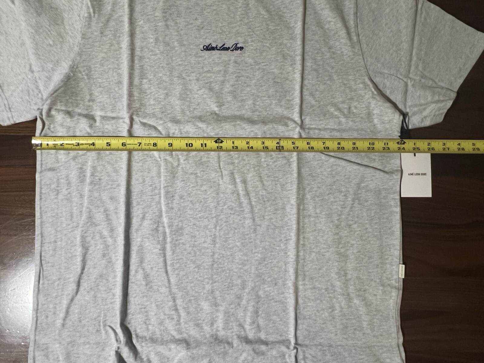 Aime Leon Dore ALD Embroidered Logo Tee Silver Mix (Grey) Cotton T-Shirt XXL gallery