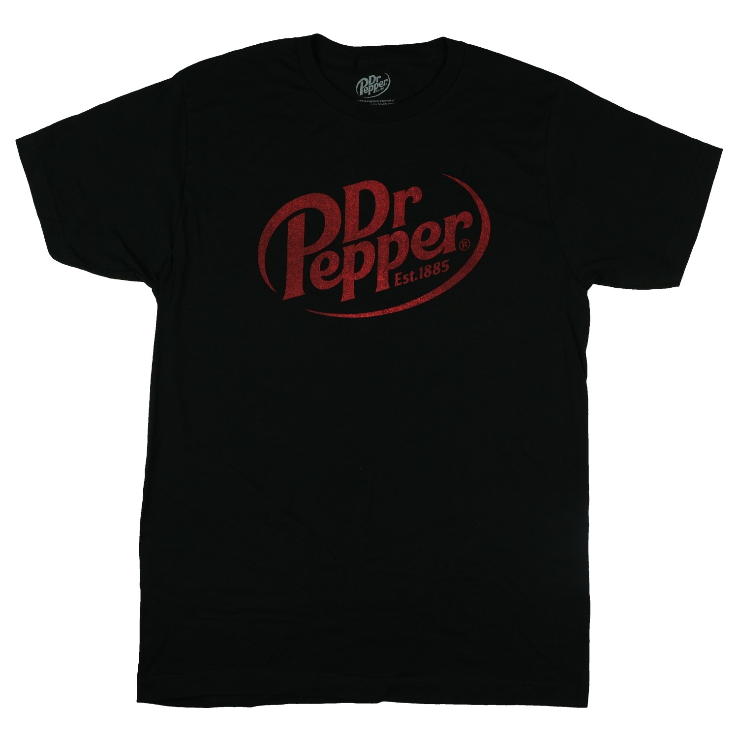Dr Pepper T-Shirt Men’s Cherry Soda Logo Design Graphic Print Tee