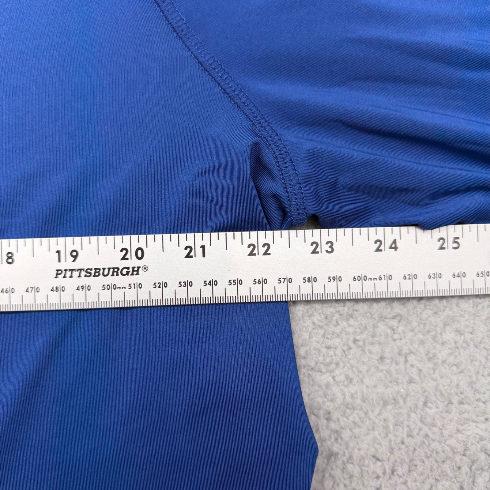 Champion Double Dry 516374 Mens XL Blue L/S Polyester/Spandex Performance Shirt gallery