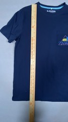 Chubbies Men’s Navy Blue Surf Riders Tee Size Medium Color Block Neon Boat