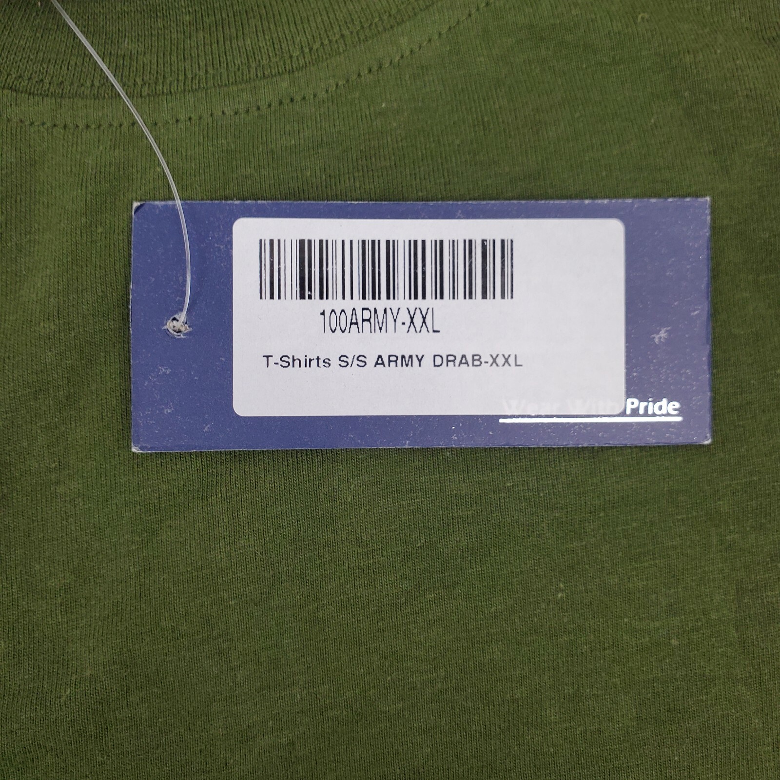 Army Drab Green Military Uniform T-Shirt Size 2XL New With Tags gallery
