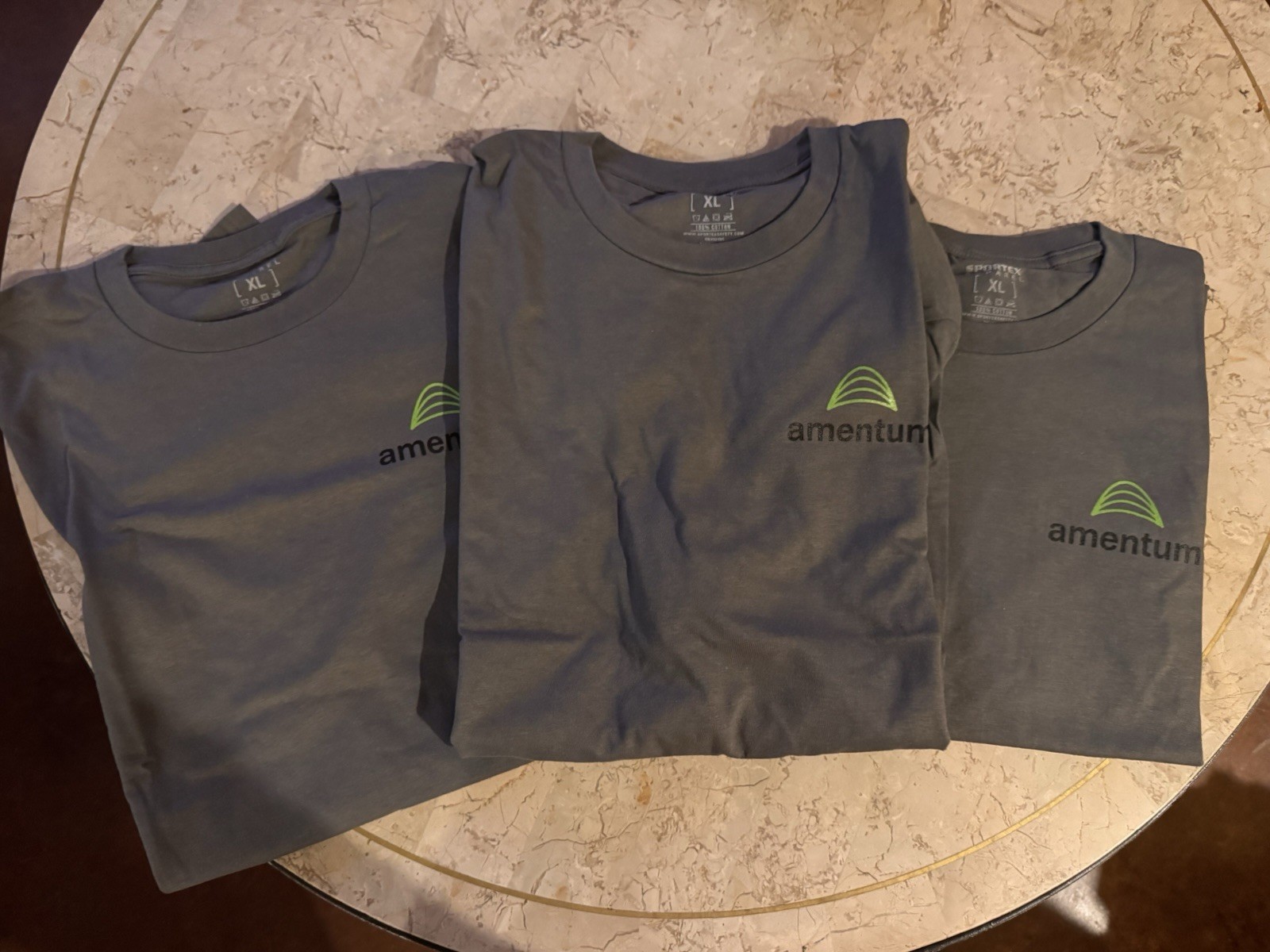 Men’s XLG Work T Shirt New Set of 3 Amentum Short Sleeve gallery