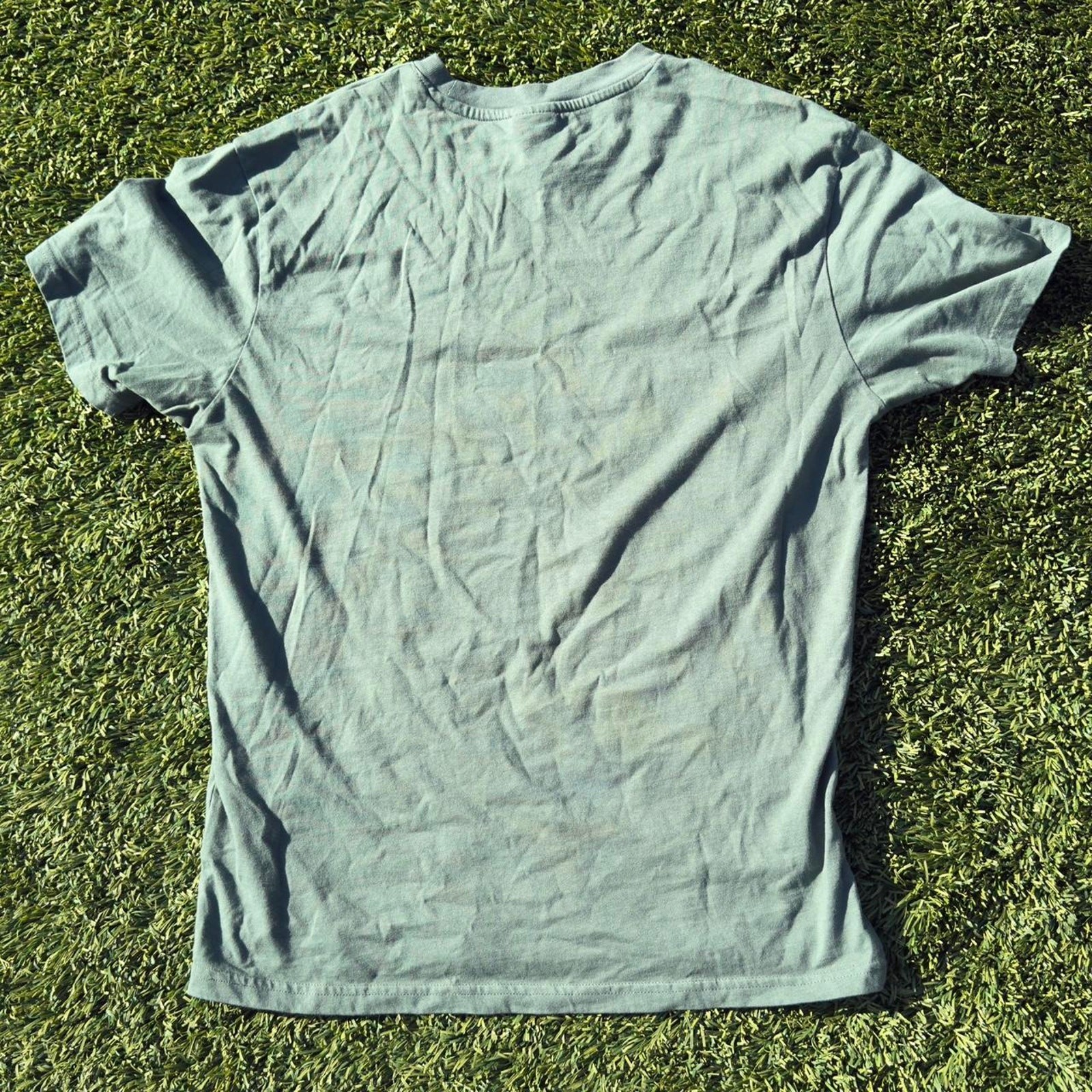 Green Hiking Outdoor Tee Shirt Vintage Size M gallery