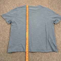 Faherty Blue Striped Slub Cotton Jersey Short Sleeve T-Shirt Men’s Size XL
