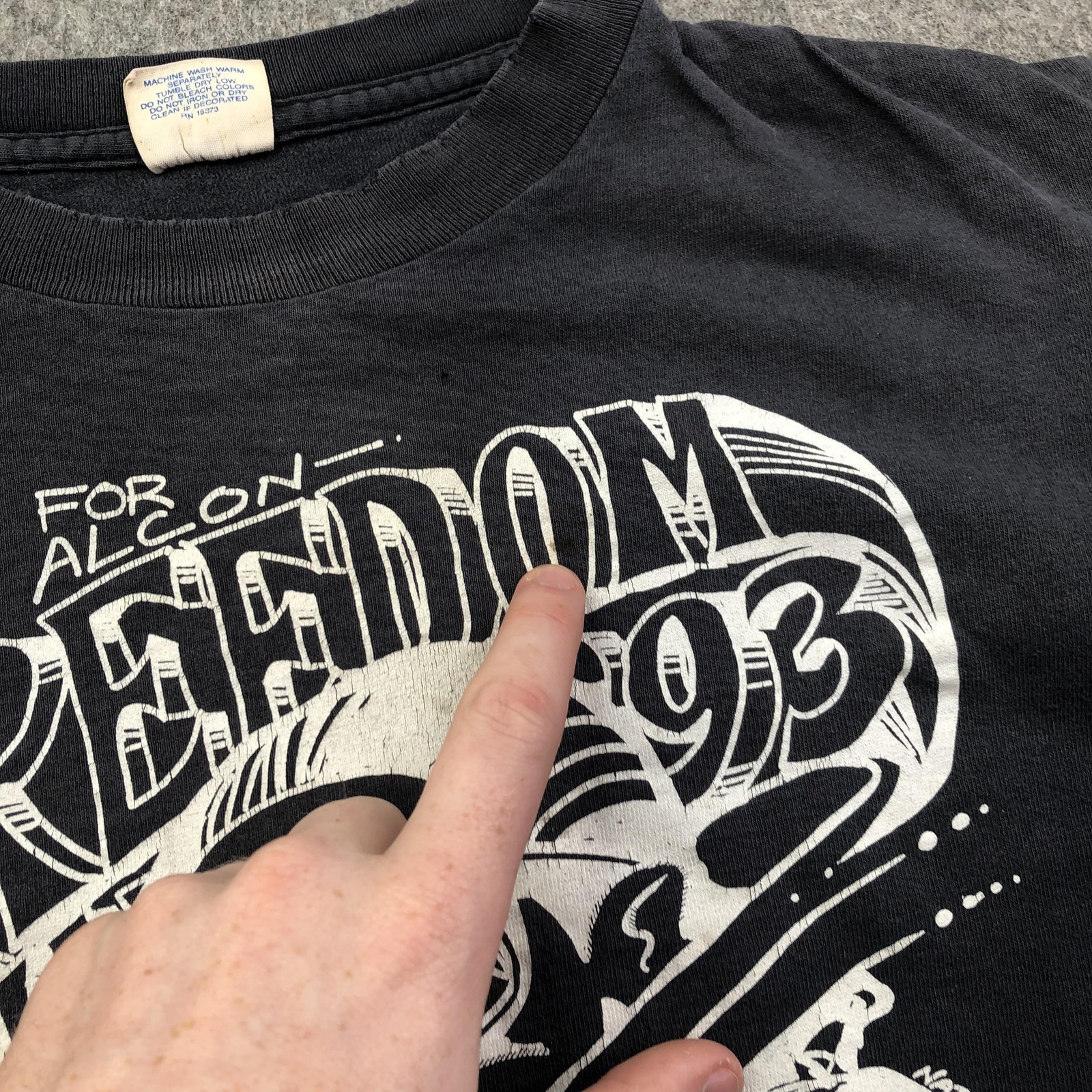 Vintage Motorcycle Shirt Mens Medium Freedom Run Royal First Class Biker 1993 gallery