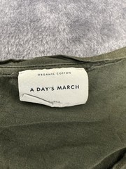 A days March Men’s Olive Green Round Neck Short Sleeve T-shirt Size (M) A13-30