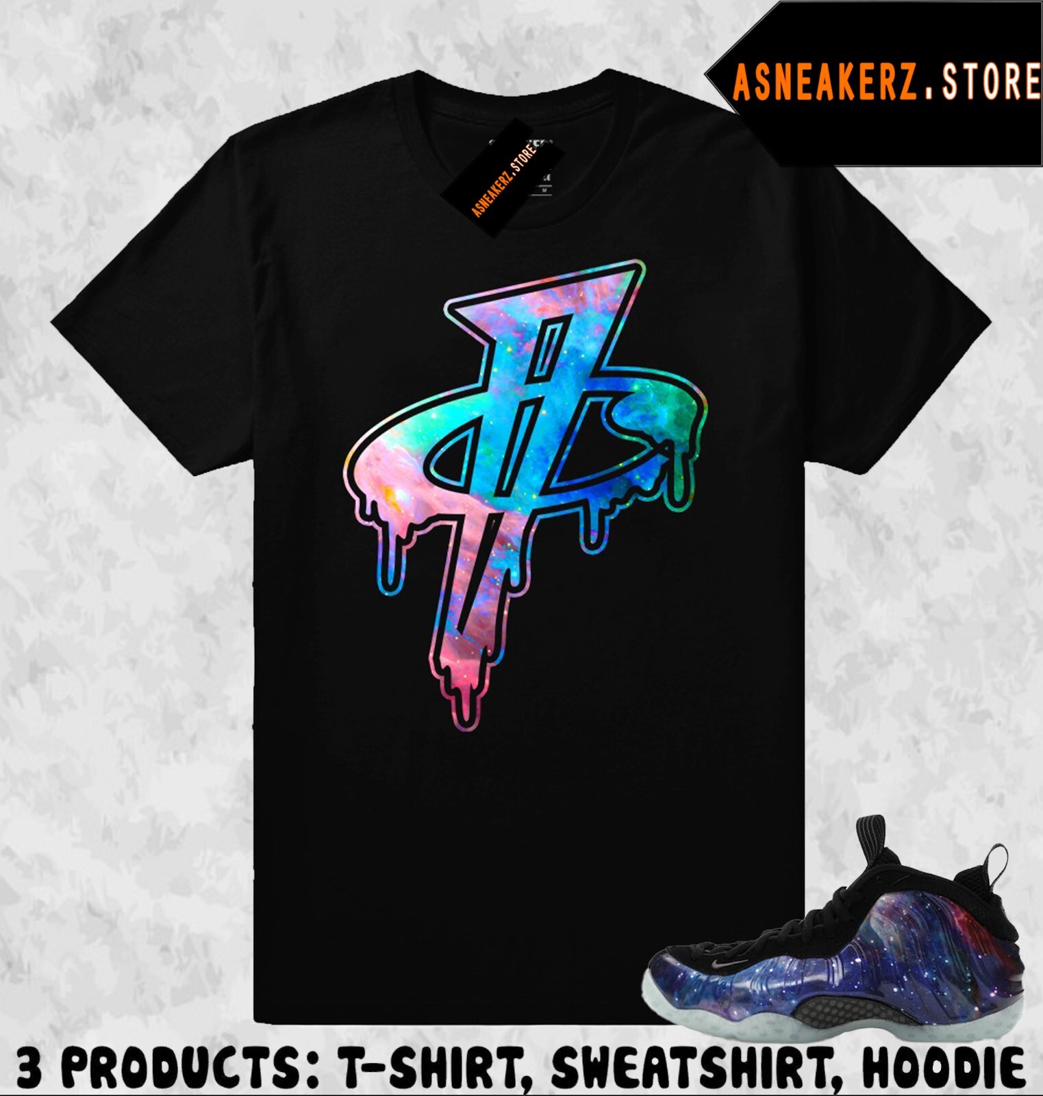 Shirt Matching Foamposite One Galaxy 2025 Match Sneaker Sneakerhead Penny 1 Cent gallery