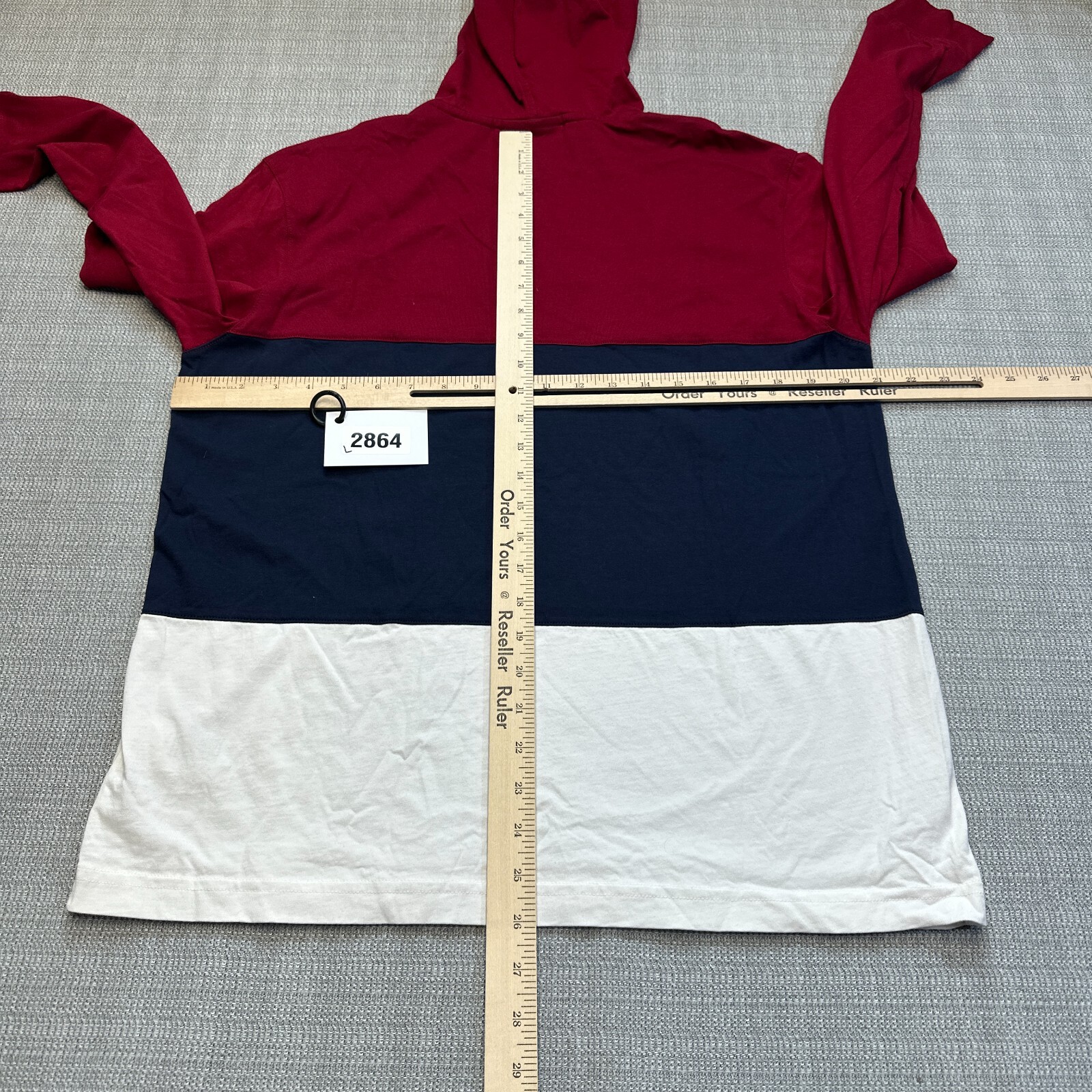 Lacoste Hoodie Shirt Men 4 US Medium Colorblock Pullover Preppy Shirt Drawstring gallery