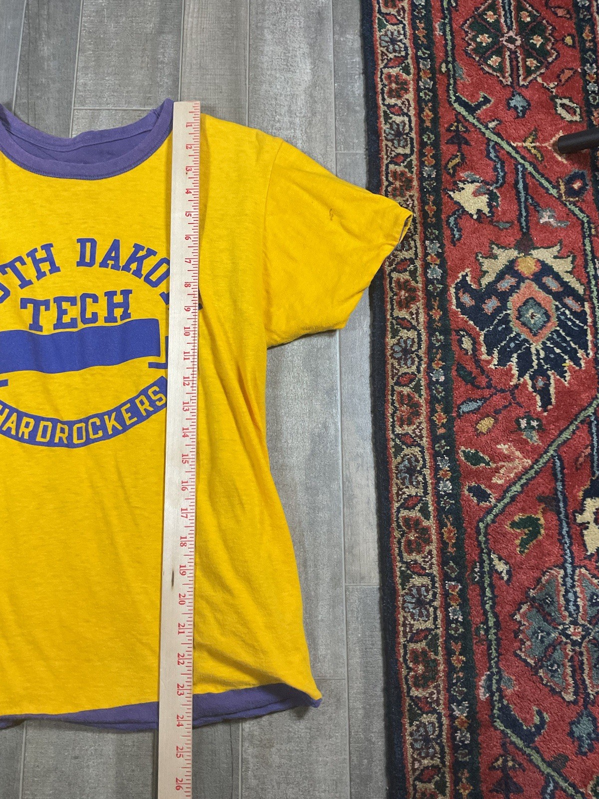 VTG Champion 70s 80s South Dakota Tech Hard Rockers Reversible T Shirt Athletics gallery