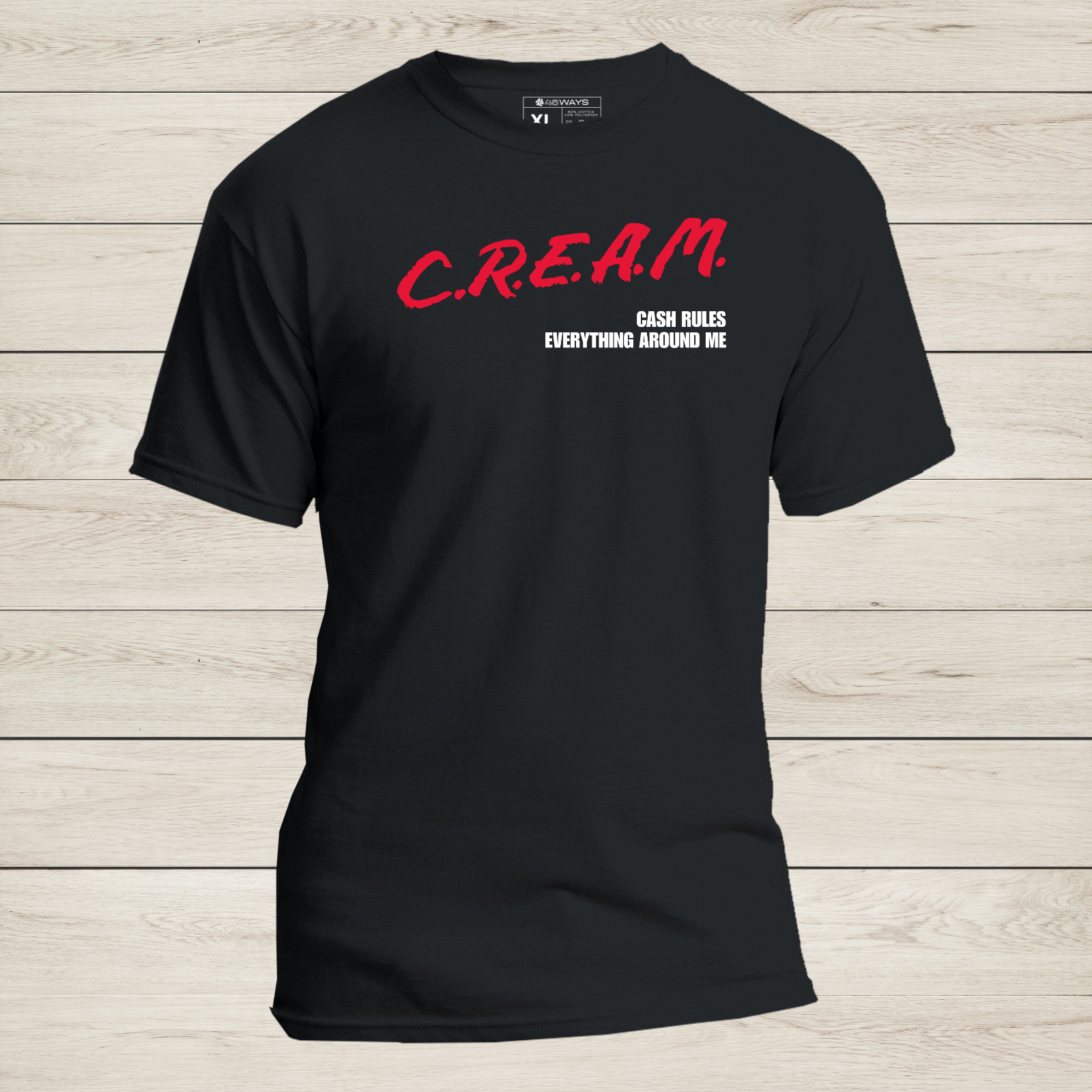 C.R.E.A.M. Wu-Tang Unisex T-Shirt - Retro D.A.R.E. Parody 90s Hip Hop Tee S-2XL gallery