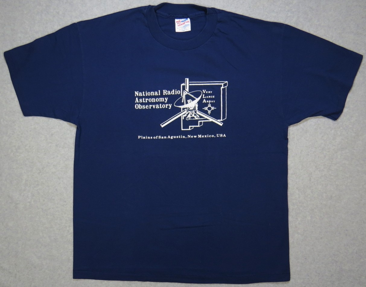 NATIONAL RADIO ASTRONOMY OBSERVATORY-VERY LARGE ARRAY- VINTAGE T shirt XL RARE gallery