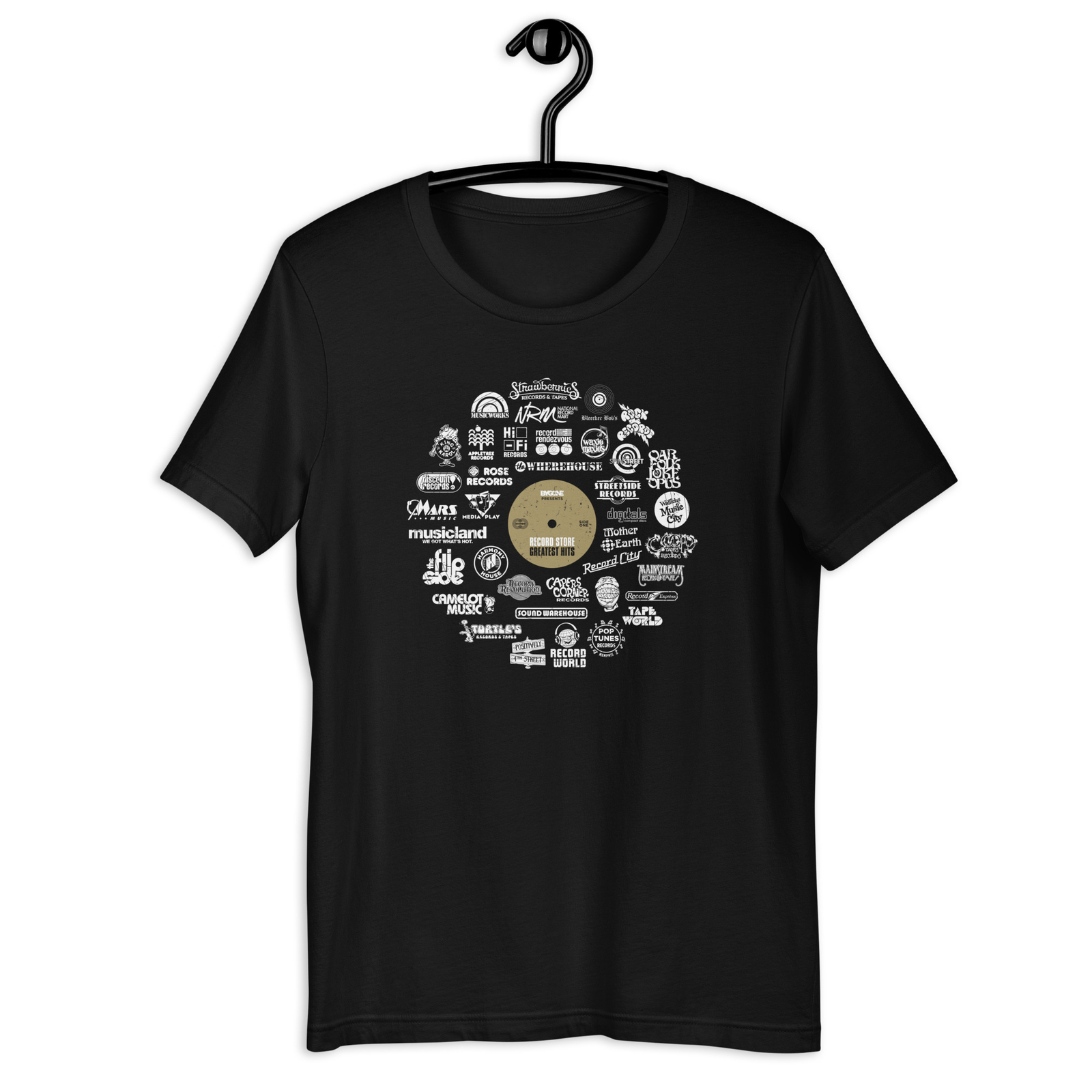 Record Store Greatest Hits Unisex Retro T-shirt - Bygone Brand Tees gallery