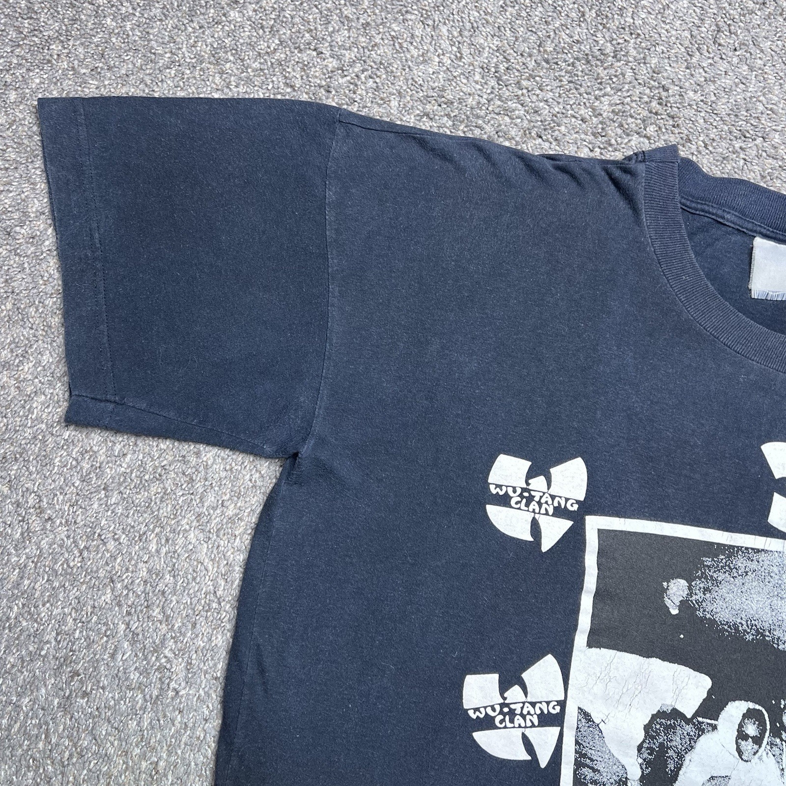 Vintage 1990s Wu Tang Clan 36 Chambers Of Death Promo Rap T-Shirt Sz L gallery