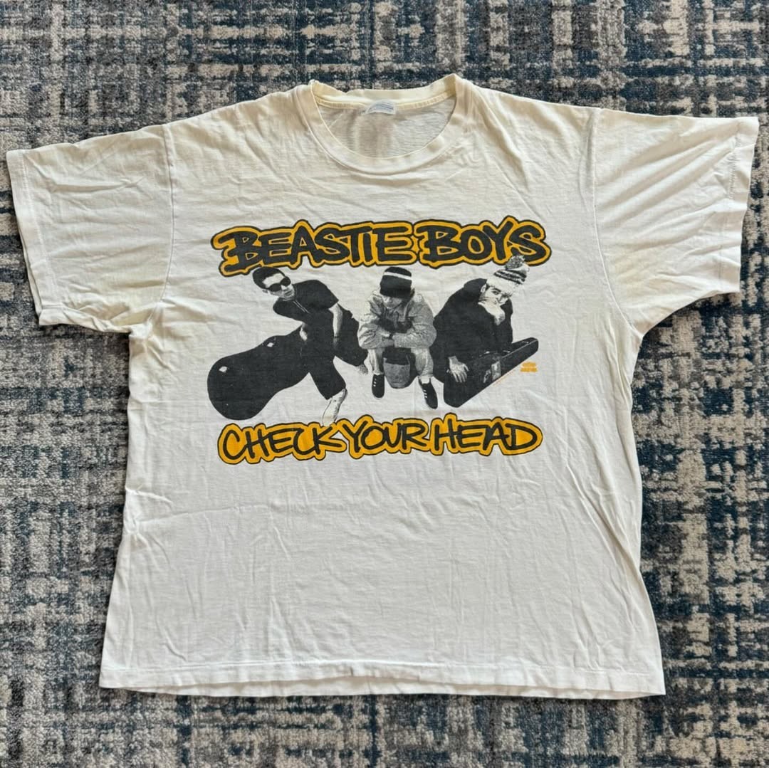 1992 BEASTIE BOYS CHECK YOUR HEAD Vintage T-Shirt Reprint