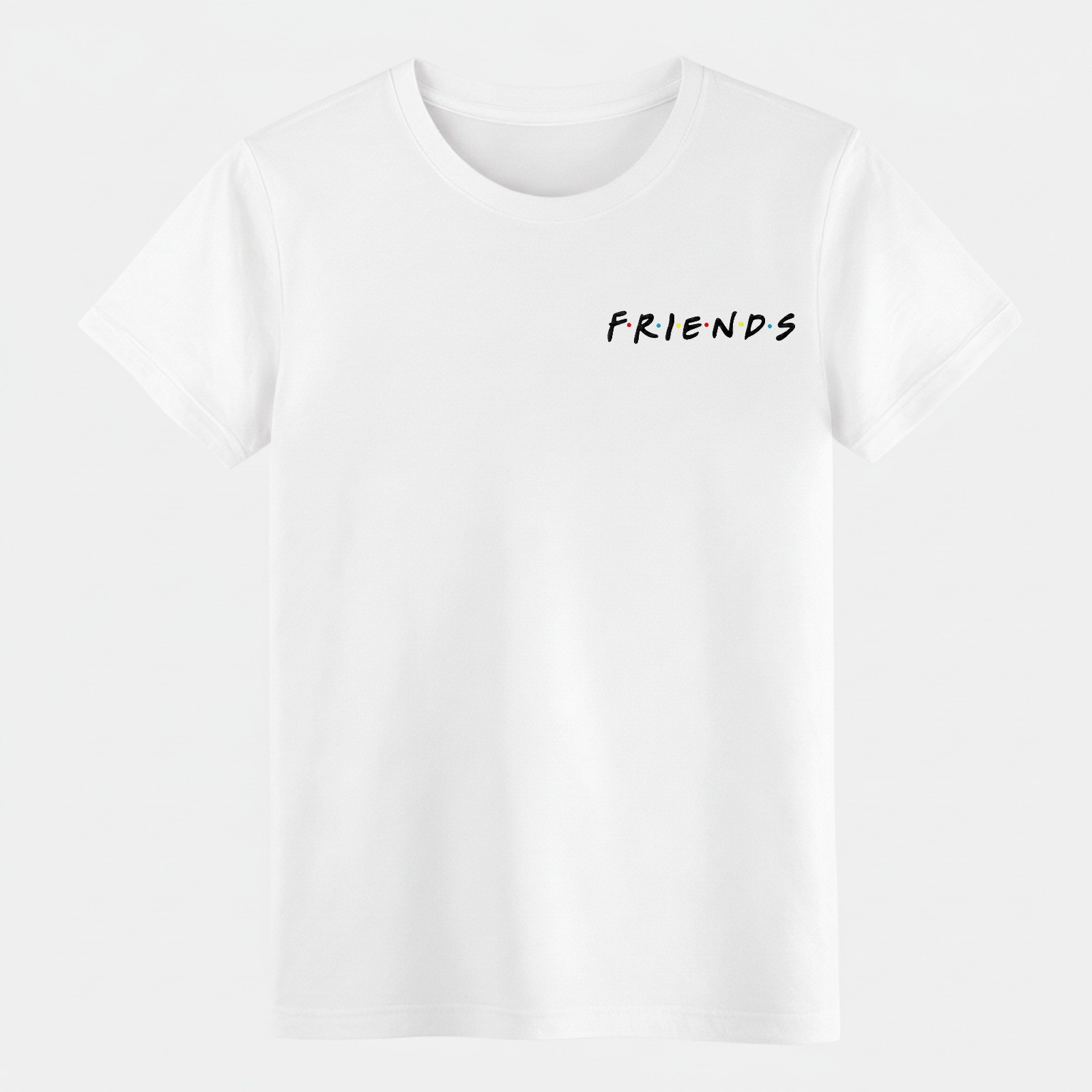 Retro Friends Graphic Shirt,Unisex Casual Cotton Tee,Multi-Color,Free Shipping gallery
