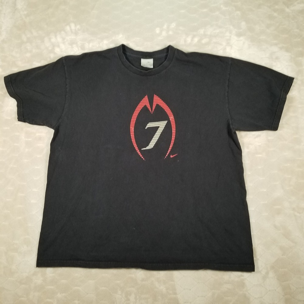 VTG Nike Michael Vick 7 Logo Silver Tag T-Shirt Sz XL See Pics Rare