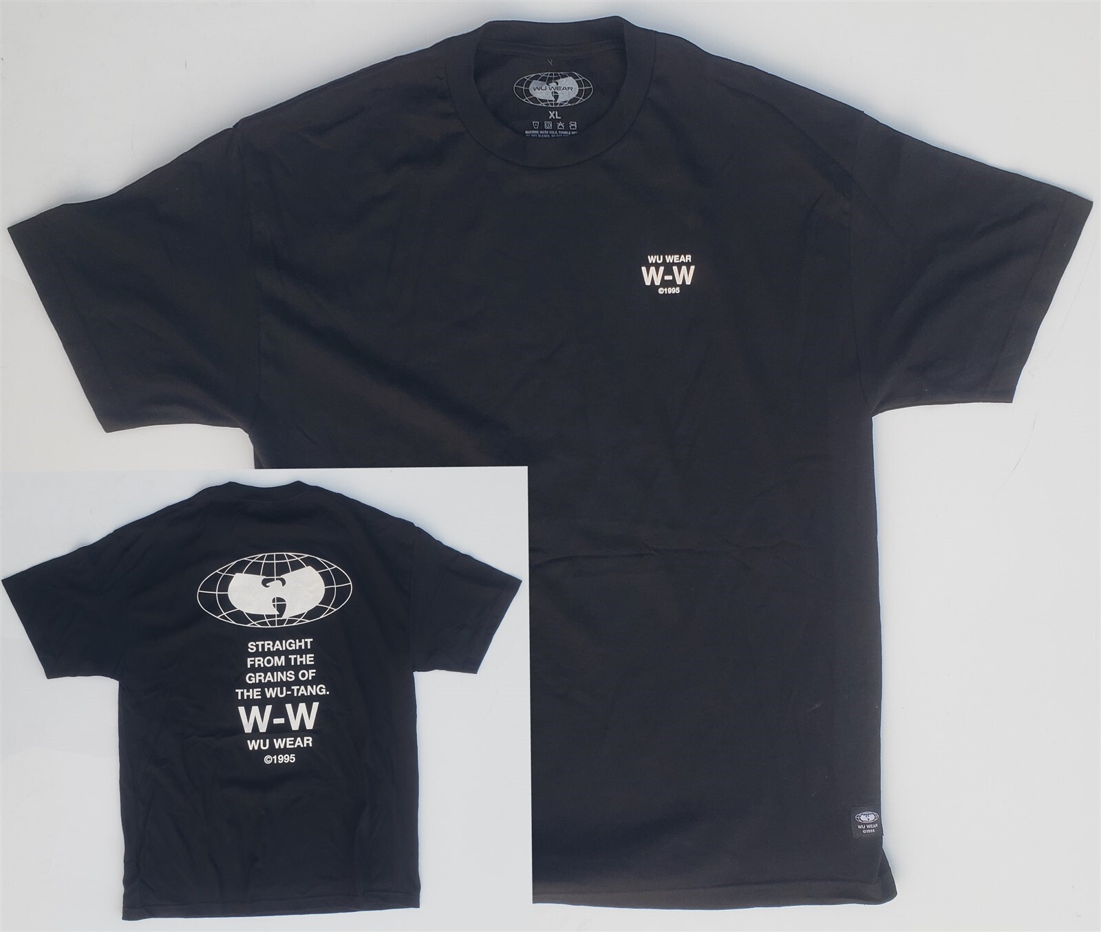 Wu-Tang Clan Wu Wear 1995 Double Sided Short Sleeve Concert T Shirt ~ XL gallery