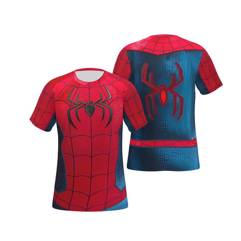 Spiderman Cosplay Costume Spider Morales Superhero Fan Gift Tshirt 3D Printed gallery