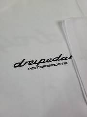 Deadstock Dreipedale Porsche Skeleton T-Shirt, Size (L), White, New W/Tag, 23×30