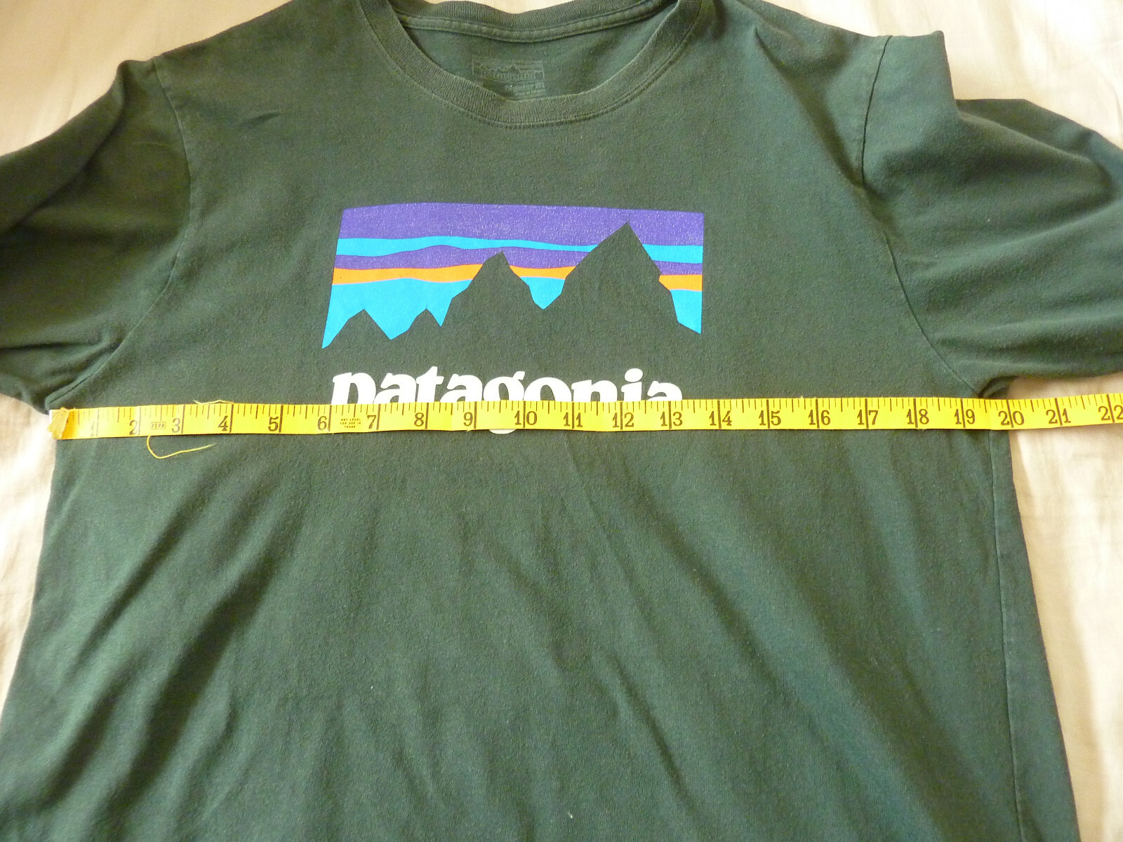 Patagonia Long Sleeve Shirt Dark Green Organic Cotton Regular Fit Adult Sz M gallery