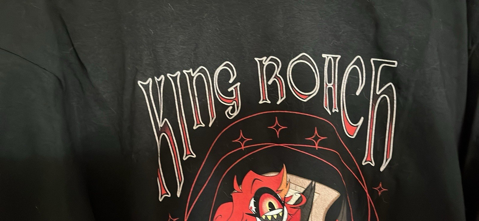 Hazbin Hotel Shirt Lot of 2 Size Large 1 NWT & 1 Used 1 Used See Description gallery