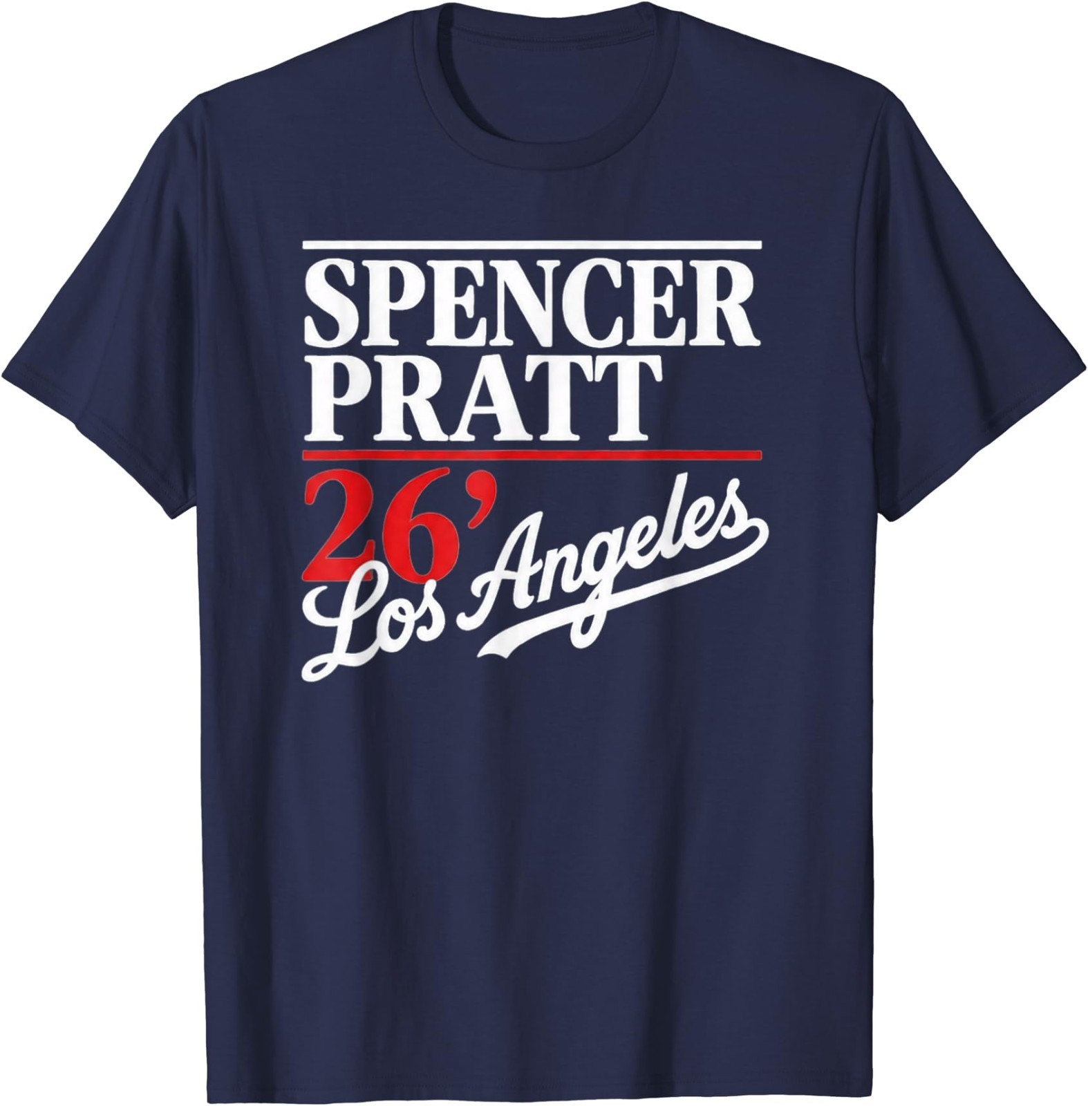 Spencer Pratt for LA Mayor California Vibes Design T-Shirt T-Shirt gallery