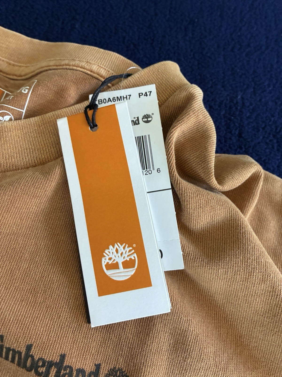 Timberland Footprint Tee Shirt Men’s Size 2XL Wheat Organic Cotton Tb0a6mh7 gallery