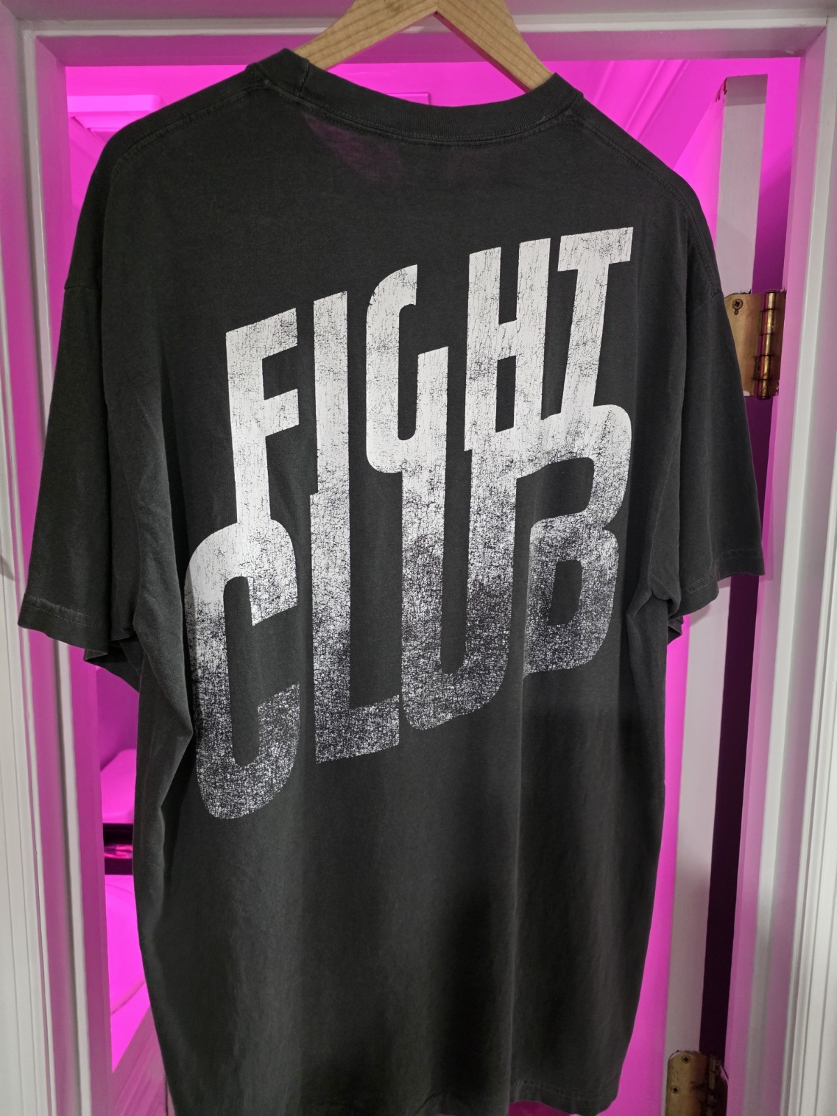 Fight Club Rucking Fotten Movie T-Shirt Retro Smoking Scene, XL gallery