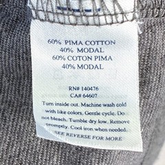 Faherty TShirt Mens M Gray Cloud Cotton Preppy Classic Long Sleeve Huckberry