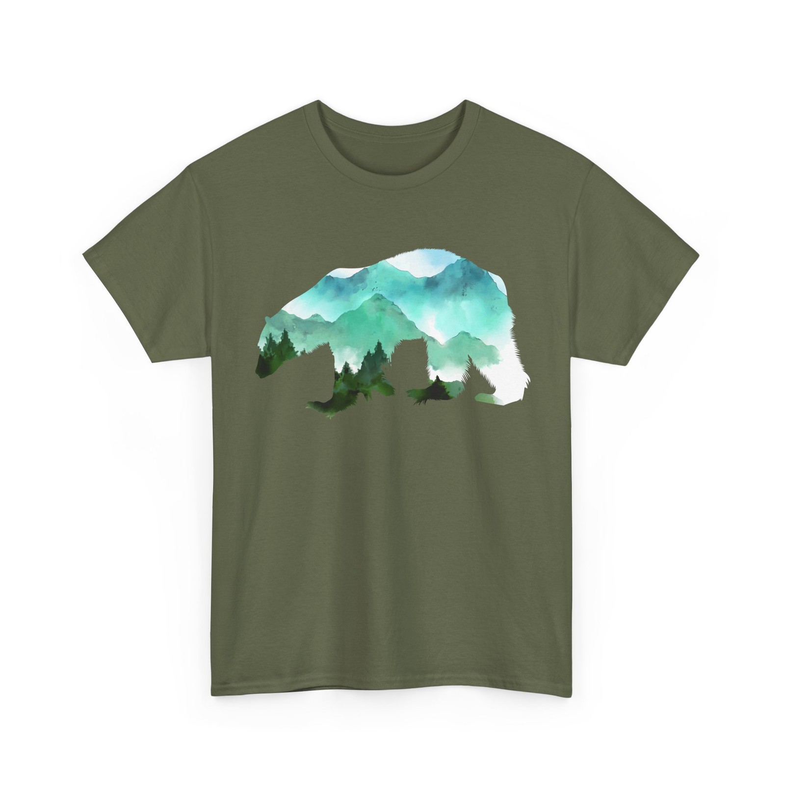 Bear T-Shirt, Wildlife Lovers Nature Animals Adventures Women Men Shirt