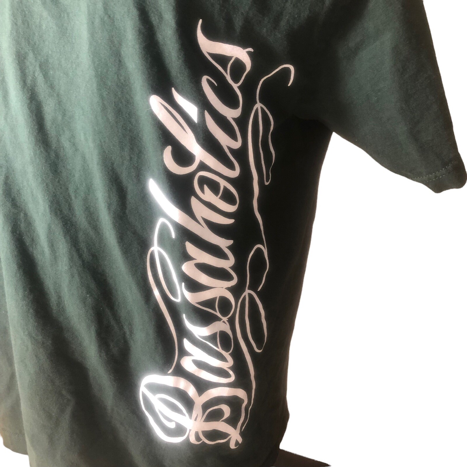 Bassaholics Bass Shirt LG Tournament Series Addicted Trophy Hunters Green TShirt gallery