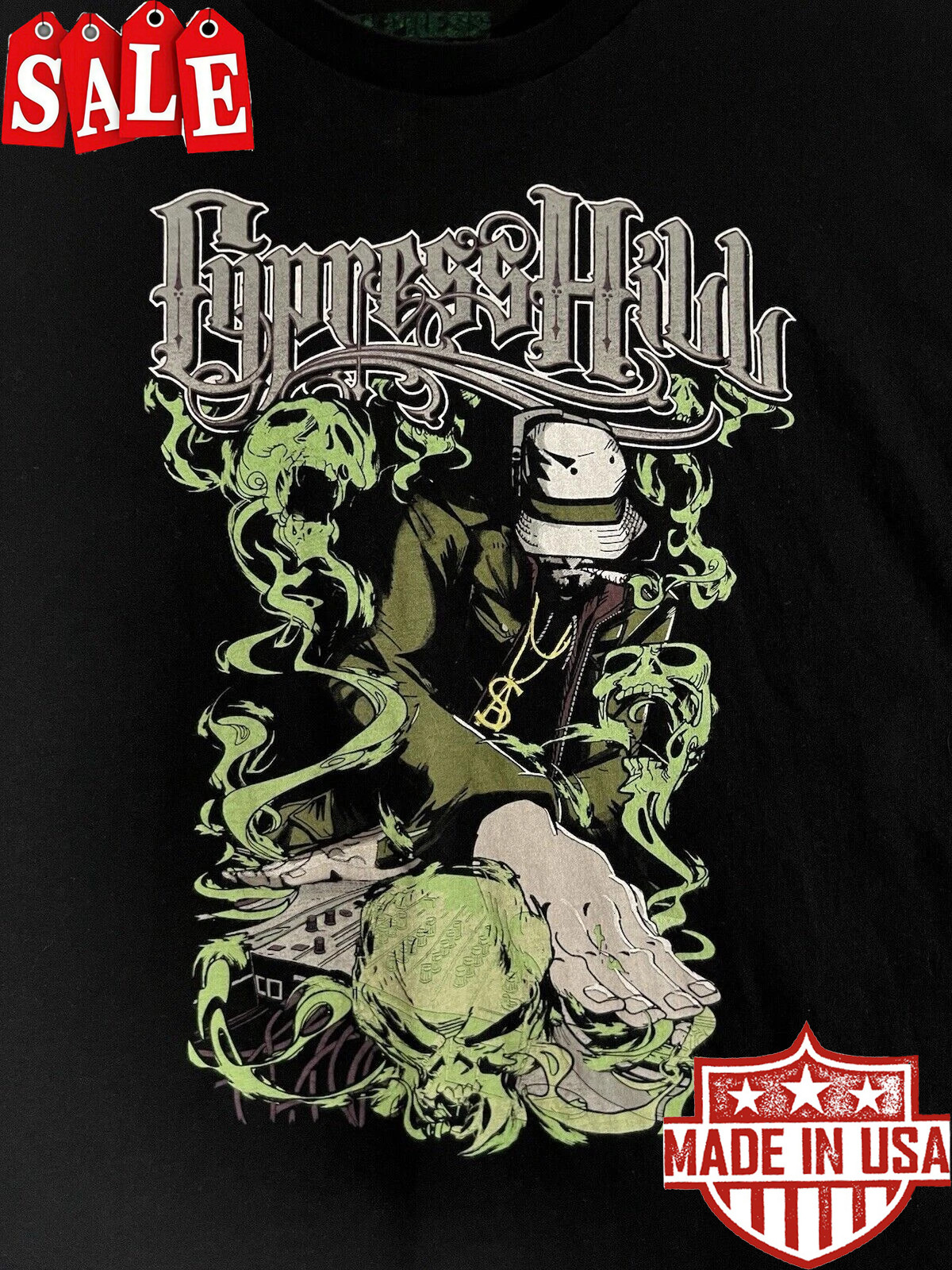CYPRESS HILL Band Unisex Cotton Black T-Shirt All Size S To 5XL BG5737 gallery